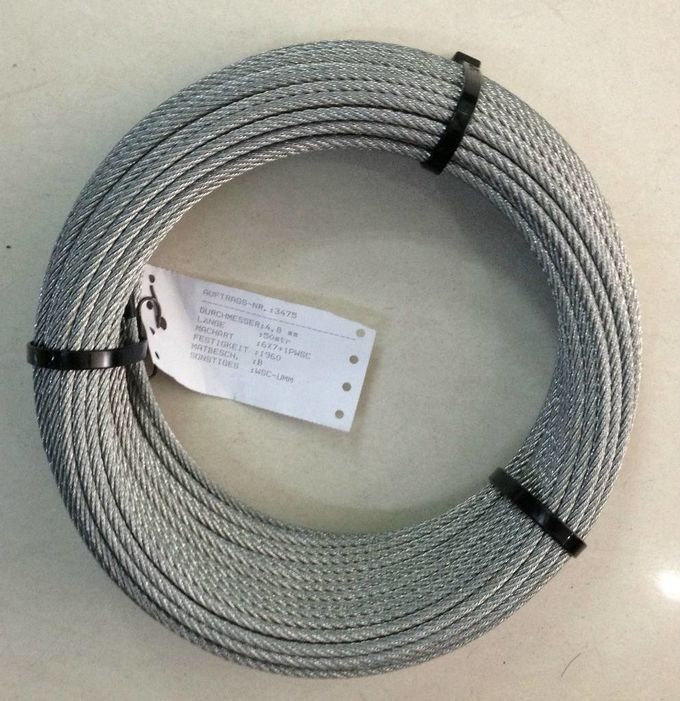 Regular Type Wire Rope Assemblies 70,000lbs Breaking Load Logging Drumline