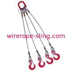 Light Weight Wire Rope Bridle Slings , Hoisting Wire Rope And Sling Impact Toughness