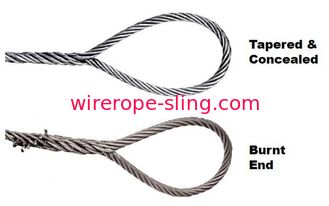 Tapered Wire Rope Splicing Concealed Splice Burnt End Splice Hand Spliced