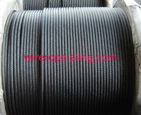 43 X K7 Compacted Wire Rope Anti Rotation 16mm - 40mm Diameter For Tower Crane