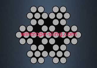 6x7 (6/1) Galvanized Wire Rope Corrosion Resistance High Breaking Strength