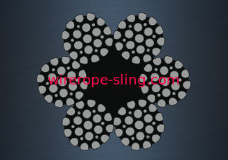 Compacted Galvanized Steel Rope , Drilling Line Wire Rope CE Certificated