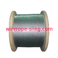 Galvanized PVC Coated Steel Wire Rope Durable For Architectural Decoration