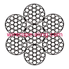 7 X 19 Wire Rope Pto Control Cable Sz Right Regular Lay For Heavy Truck