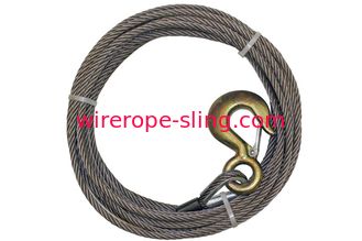 B / A Rope Winch Line Alloy Hook High Crush Resistance With Safety Catch