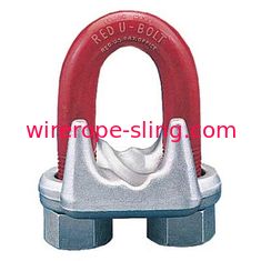 US G450 Wire Rope Clamps Clips Red Painted Endurable Corrode Steel Color