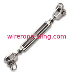 316 / 304 Stainless Steel Turnbuckle , Yacht Rigging Hardware Highly Polished Finish