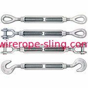 Silver Boat Rigging Hardware , Galvanized Steel Turnbuckles JAW & JAW Type