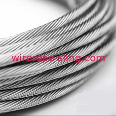 6.4mm Stainless Steel Wire Rope 1 X 19  Aisi Standard For Crane / Lifting