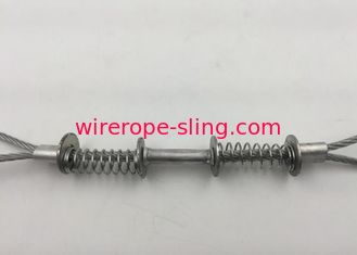 3.2mm Safety Wire Rope And Sling , Galvanized Steel Wire Sling With Loop Length