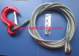 Portable 9.5mm Heavy Wire Rope Choker Sling Galvanized Coated For Cargo Boat