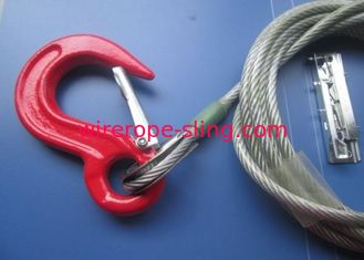 Portable 9.5mm Heavy Wire Rope Choker Sling Galvanized Coated For Cargo Boat