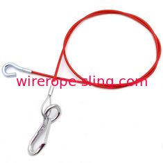 Industrial Wire Rope Slings With Hooks , 1.5mm Diameter Wire Lifting Slings