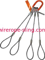 Heavy Duty Top Thimble Wire Rope Sling Oblong Master Link Soft Eye Sling