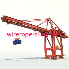 Container Crane Hoisting Steel Wire Rope LKS 8-6 CP Complete Rope Swaged