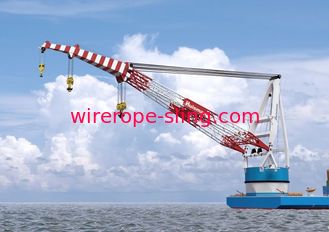 Rotating Tower Crane Boom Pendant Metal Wire Rope LKS 8-3 Double Parallel Stranded