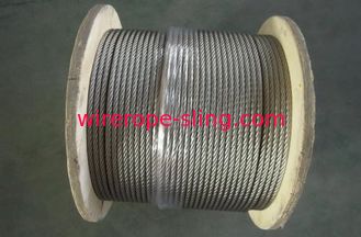 304/316 6X7+FC Stainless Steel Wire Rope 1570MPa 1670MPa For Chemical Industry