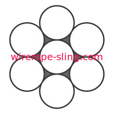 304 1X7 5mm Wire Rope T/S 1570 MPa Steel Cable Wire Rope For Architecture