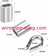 Cable Railing Kits 316 Stainless Steel Wire Rope & Fittings Includes 1/8 Inch X 33 Feet