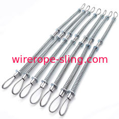 Hose To Hose Galvanized Steel Wire Rope Sling Whipcheck 2 Safety Cable