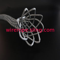 Hot - Dipped Galvanized Steel Wire Rope Sling Mesh Dragging Cable Pulling Grip