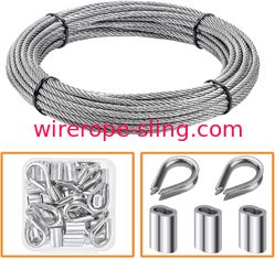 Cable Railing Kits 1/8" 33Ft 1.5 Mm Wire Rope