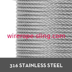 500Ft Railing Decking Aircraft 1x19 Stainless Steel Wire Rope