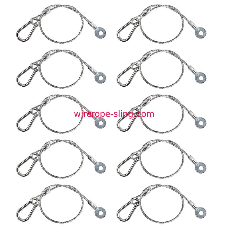 Lifting Machine Sling Wire Rope Clamp Cable Clip Stainless Steel U Shaped 10 Set for sale online 