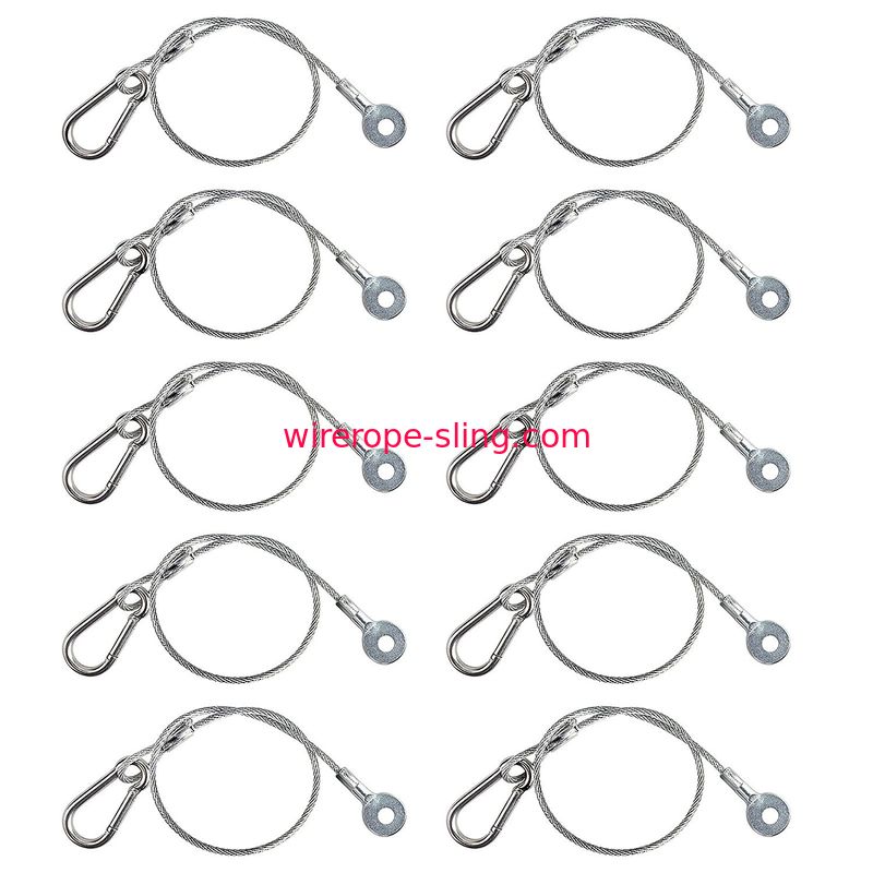 Lifting Machine Sling Wire Rope Clamp Cable Clip Stainless Steel U Shaped 10 Set for sale online 