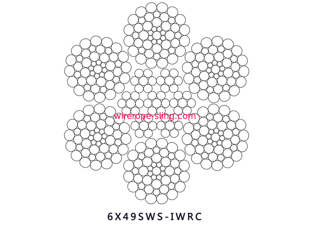 6x41 Steel Wire Rope for Mine belt conveyer with High Breaking Load 1000mtrs