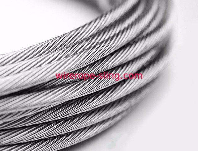 1x7 Stainless Steel Stranded Wire AISI Standard For Balustrades Or Standing Rigging