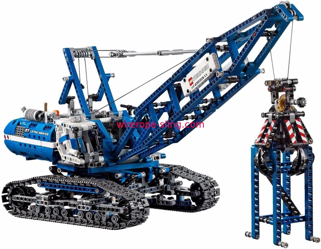 Crawler Crane Luffing Compacted Steel Wire Rope K9 X K19S Rotation Resistance