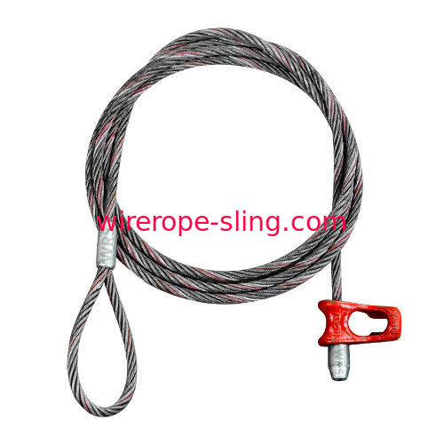 3/4" X 30 Ft Wire Rope Assemblies With Chokers Eye & Nub Cat - Style