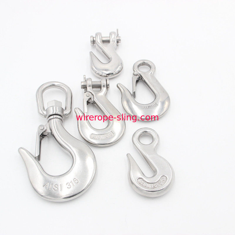 Stainless Clevis Slip Hook Nickel White Commercial Grade SGS Certification