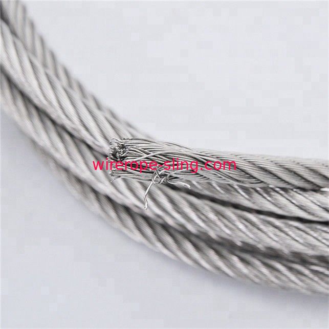 1x19 PVC coated galvanized steel CABLE wire rope engineering architecture winch 