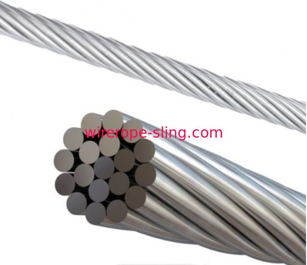 6.4mm Stainless Steel Wire Rope 1 X 19  Aisi Standard For Crane / Lifting