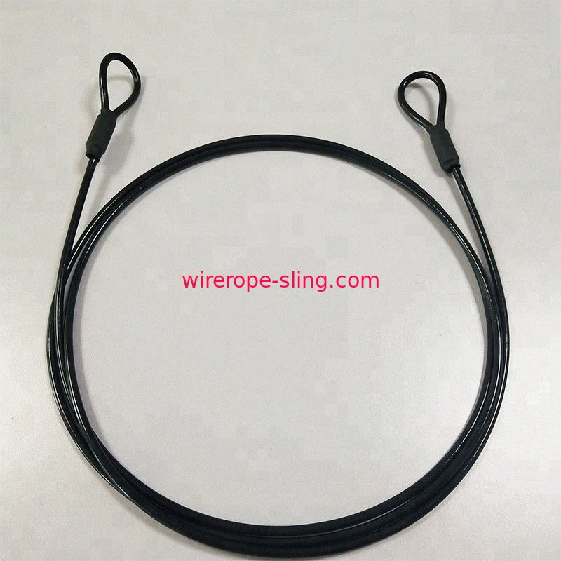 Pvc Coated Wire Rope Bridle Slings 7 X 19 5mm Flexible With Shrinkable Tube