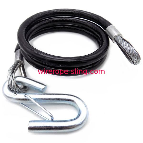 5 - 8mm Diameter Steel Wire Rope Sling Length 4m Astm Standard For Drag Car