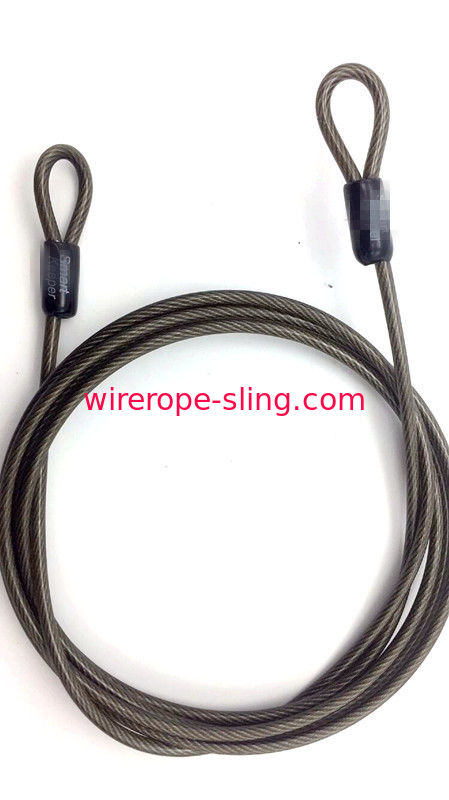 Wire Rope Sling 9 mm Diameter 1 T Safe Working Load c/w Thimble Eyes Each End 