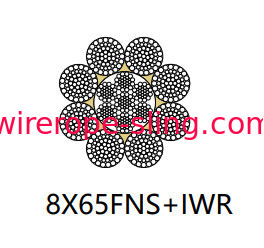 Rotation Resistant Steel Wire Rope 40mm - 160mm High Fatigue Strength For Hoisting