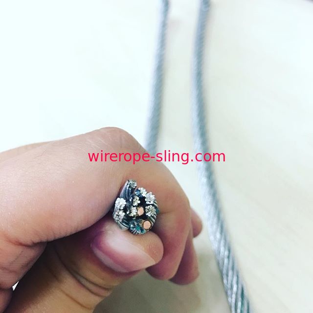 Galvanized Or Ungalvanized Carbon Steel Wire Rope For Control GB / T 14451