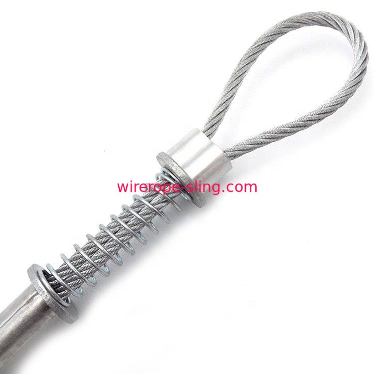 1/4" X 38" Safety Steel Cable Sling Hose To Hose Whip Check For Hose Safety