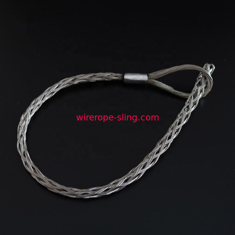 Standard Duty Steel Wire Rope Head Pulling Cable Grip For Cable Pulling Sling