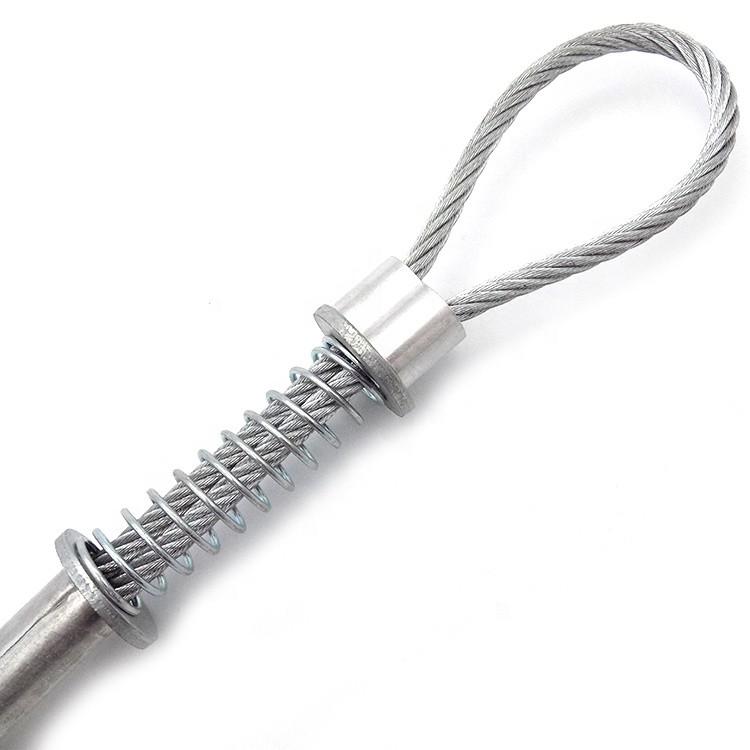 1/4" x 38" Hose to Hose Safety Cable For Coupled Pressure Lines 