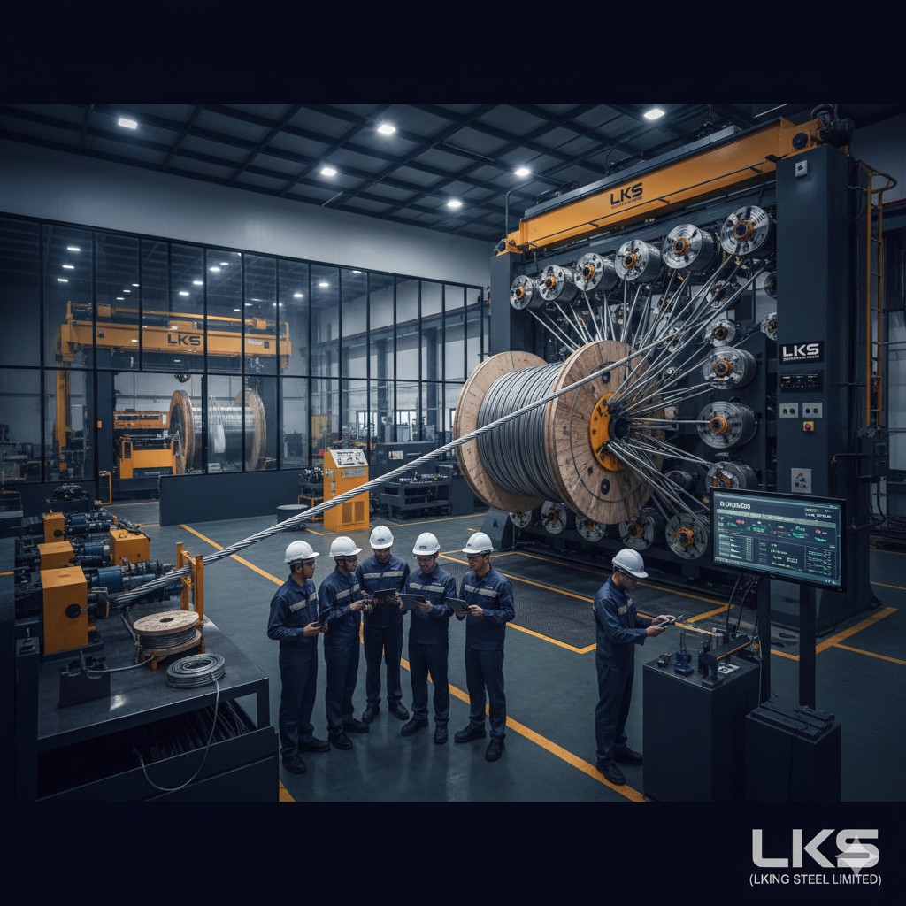 LKS steel wire rope manufacturing and quality control process.jpg