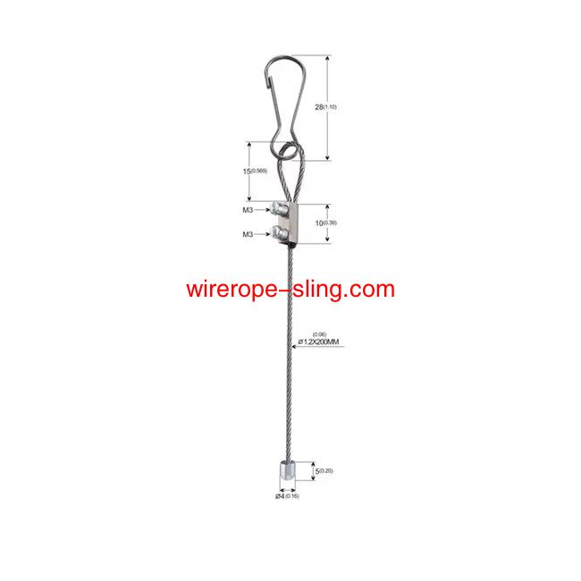 SUS Wire Rope Cable Slings With Dia Casting Stopper