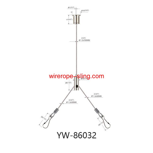 Copper Material LED Panel Lights Y Fits Ceiling Cable Hanging Kits YW86032