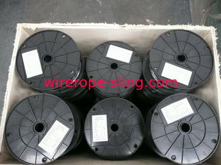 7x7 Coated Stainless Steel Wire Rope Twisted Flexibility Impact Resistance