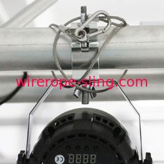 Tight Structure Wire Rope Sling Security Lanyard High Temperature Resistance