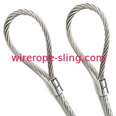Galvanized Pvc Coated Steel Wire Rope Custom Cut Clear Safe Reliable Anti Seismic